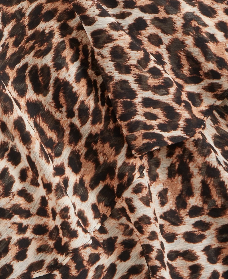 I.n.c. International Concepts Women's Ruffle-Trim Bell-Sleeve Blouse, Macy's Exclusive