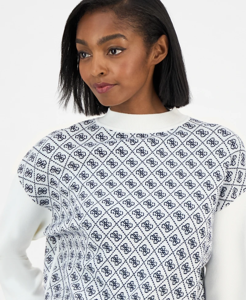 Guess Women's Aubry Mock Neck Sweater