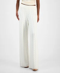 Guess Women's Gemma Cable Knit Sweater Pants