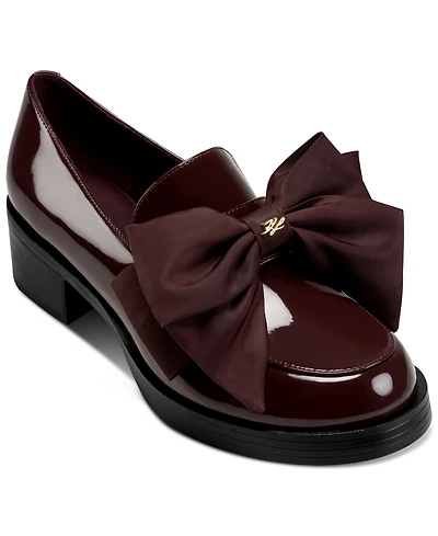 Karl Lagerfeld Paris Women's Camilia Bow Slip-On Loafers