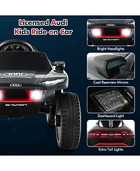 Akiudex Licensed Audi Ride-On Car for Kids with Remote Control and Music