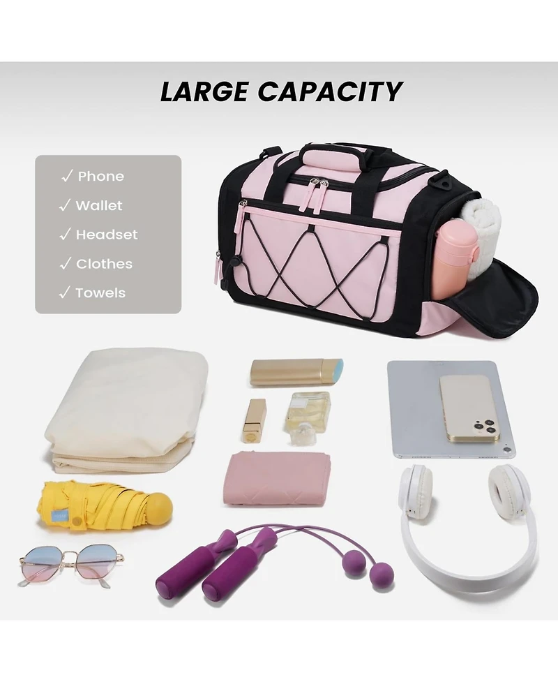 Roomy Gym Bag for Men - 21 Inches Duffle Bag with Shoe Compartment, Lightweight Travel Bag for Sports, Gym & Weekend Trips