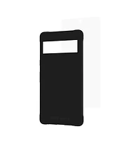 Case-Mate Protection Pack Tough Case and Glass Screen Protector for Google Pixel 7a-Clear
