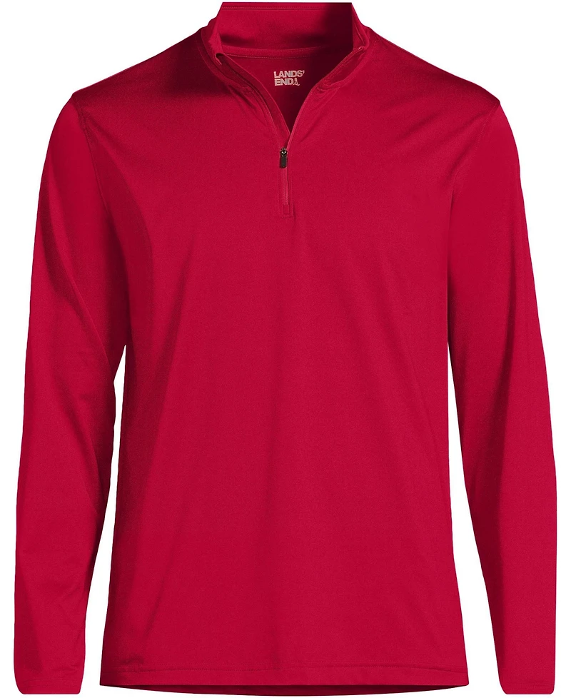 Lands' End Men's Unisex Rapid Dry Quarter Zip Pullover