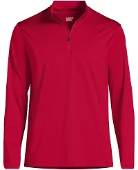 Lands' End Men's Unisex Rapid Dry Quarter Zip Pullover