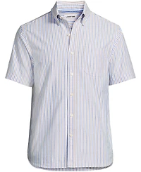 Lands' End Men's Short Sleeve Sail Rigger Oxford Shirt