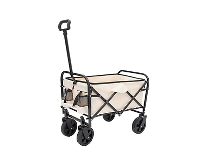 Casainc Outdoor Storage Cart Collapsible Foldable Wagon Beach Heavy Duty Utility