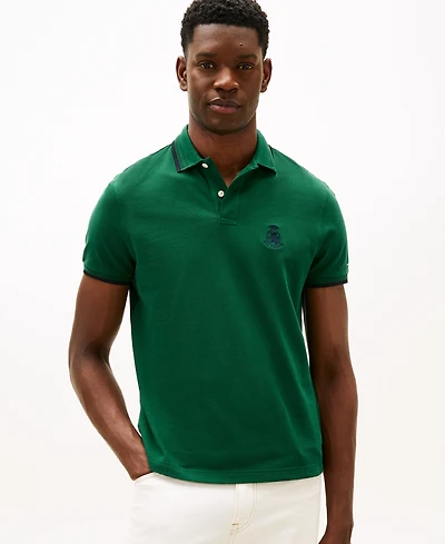 Tommy Hilfiger Men's Holiday Crest Regular Fit Polo Shirt