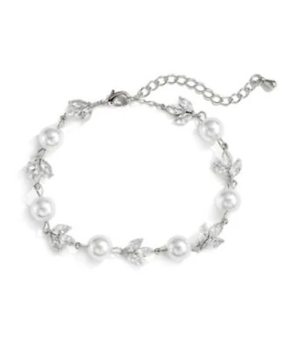 Untamed Petals Forever Pearl Crystal Bracelet