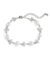 Untamed Petals Forever Pearl Crystal Bracelet