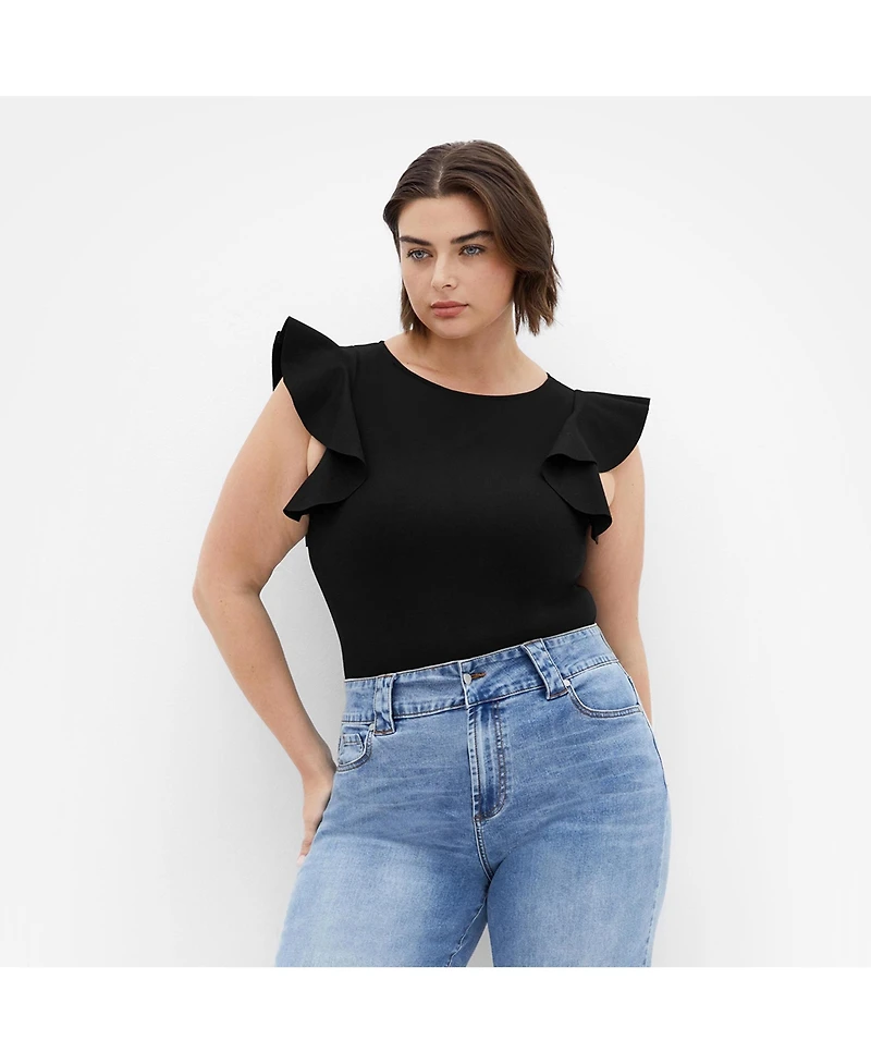 City Chic Women's Plus Daphne Bodysuit