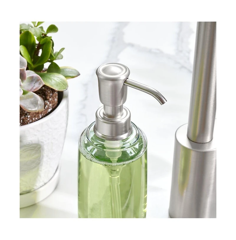 iDesign Liquid Soap Dispenser - Clear/Brushed