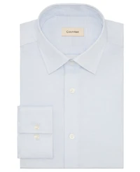 Calvin Klein Men's Refined Cotton Stretch Regular Fit Dress Shirt