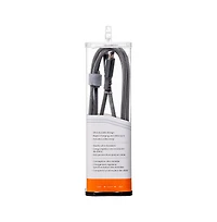 Ventev Alloy Usb C to Apple Lightning High Speed Ultradurable 4 Foot Cable-Silver