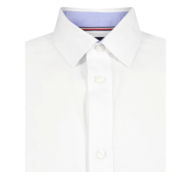 Tommy Hilfiger Big Boys Long Sleeve Stretch Solid Twill Shirt