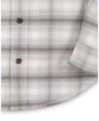 Hope & Henry Boys Long Sleeve Flannel Button Down Shirt
