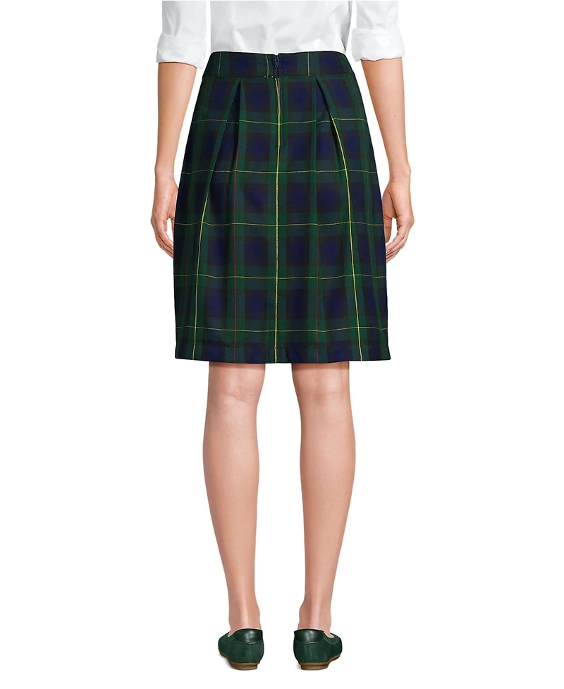 Lands' End Women's Plaid Skort Top of Knee