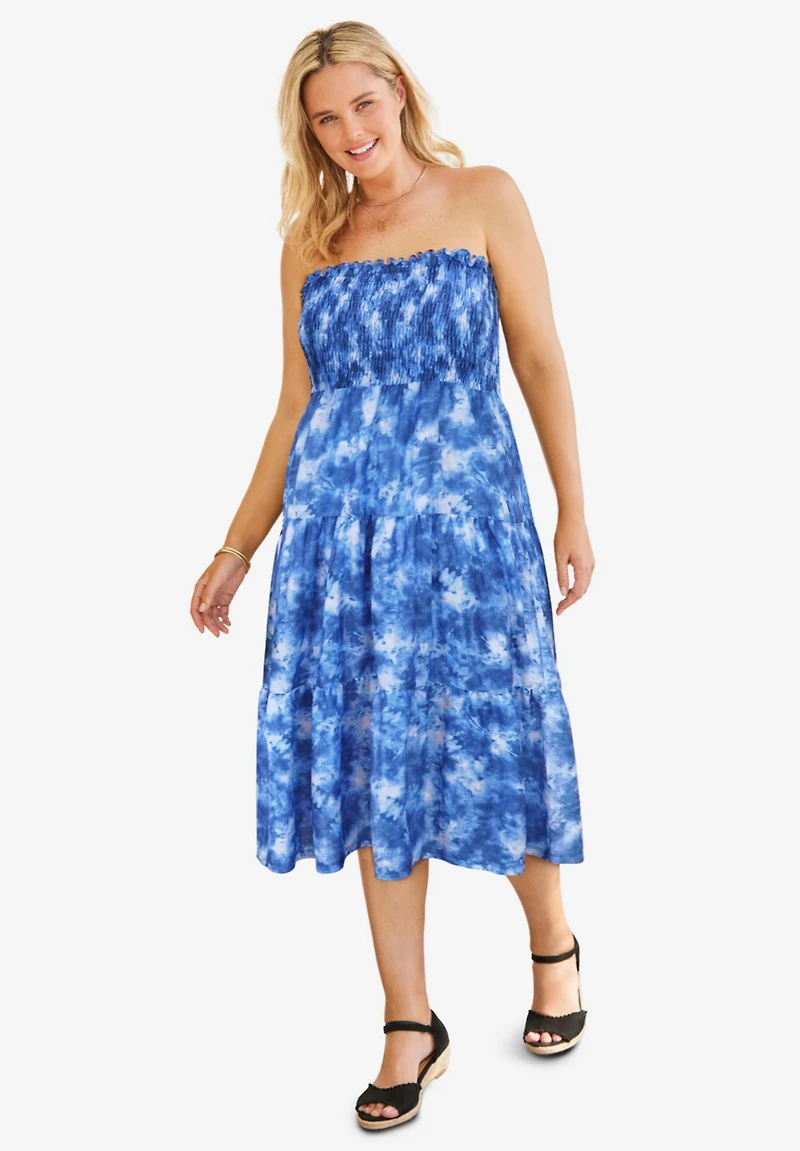 Woman Within Women's Convertible Dress To Skirt