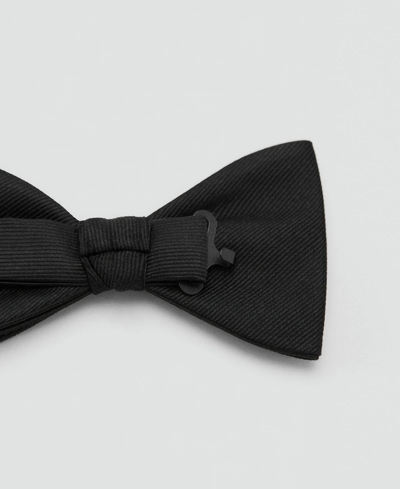 Mango Men's Classic Microstructure Bow Tie