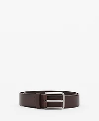 Mango Men's Buckle Leather Belt