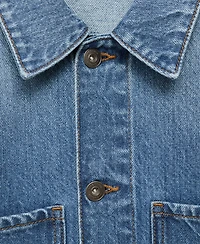 Mango Men's Denim Pockets Jacket