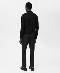 Mango Men's Perkins Neck Knitted Sweater