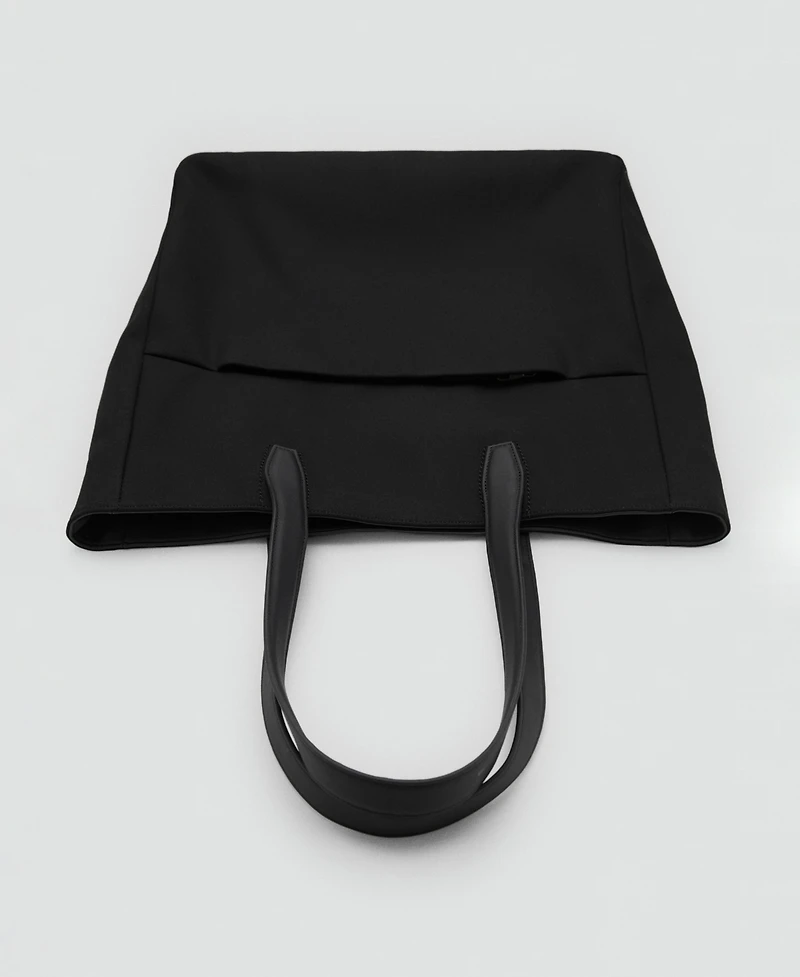 Mango Men's Cotton Front Pocket Tote Bag