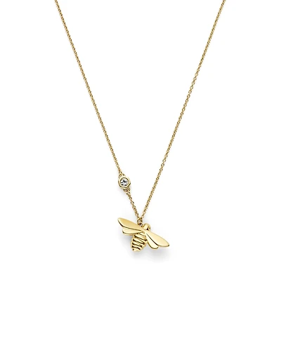 Olivia Burton Honey Bee Gold Tone Stainless Steel Necklace