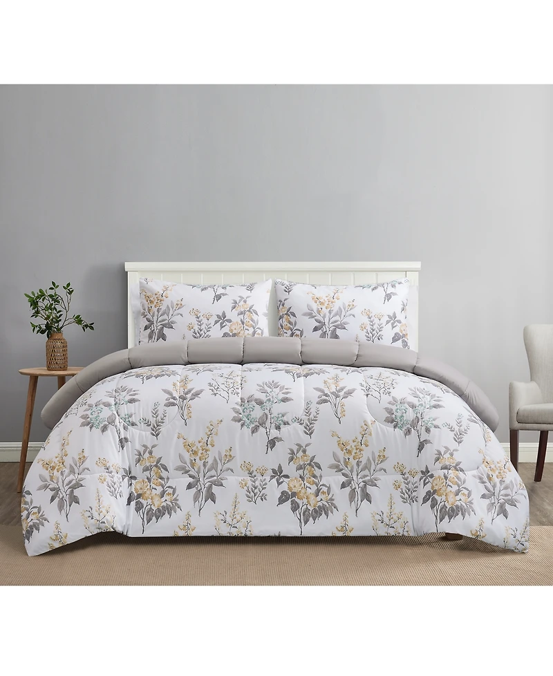 Highline Bedding Co. Rosenne Reversible 3-Pc. Comforter Set