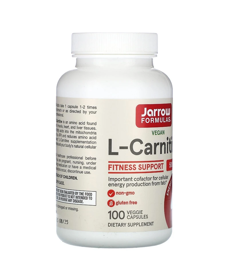 Jarrow Formulas L-Carnitine 500 mg