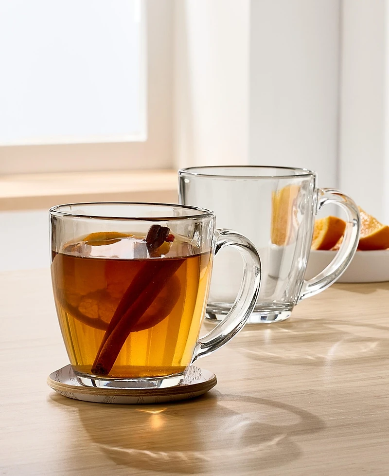 Arch Studio Tapered Glass Mugs, Set of 2, Macy's Exclusive
