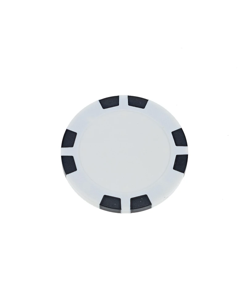 We Games 8 Stripe Clay Poker Chips, 11.5 Gram, Set of 25
