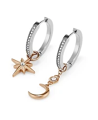 Olivia Burton Celestial Star Rose Gold Tone Stainless Steel Earrings