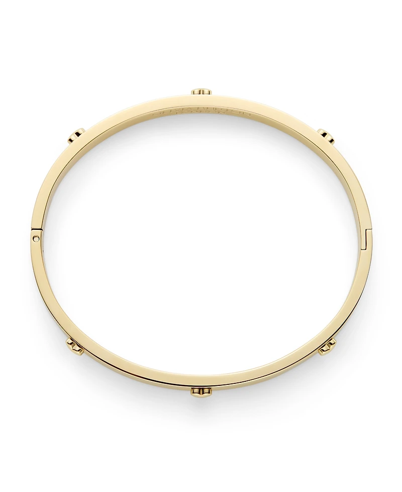 Olivia Burton Mini Heart Gold Tone Stainless Bangle Bracelet