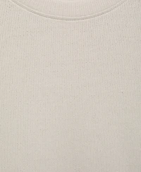 Mango Men's Cotton Fine-Knit T-Shirt