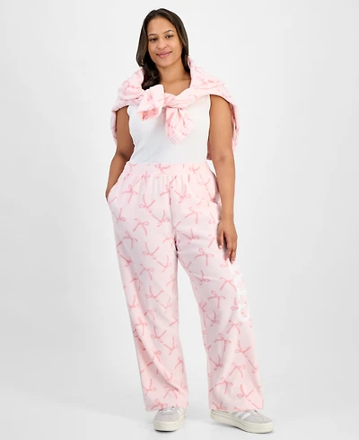 Rebellious One Trendy Plus Paris Polar Fleece Pants