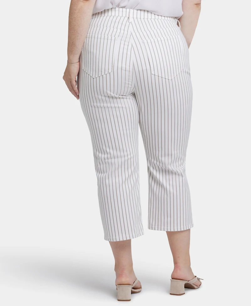 Nydj Plus Joni Relaxed Capri Jeans