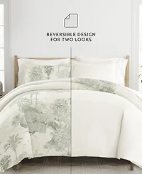 ienjoy Home Timeless Pattern Reversible 3-Pc. Duvet Cover Set
