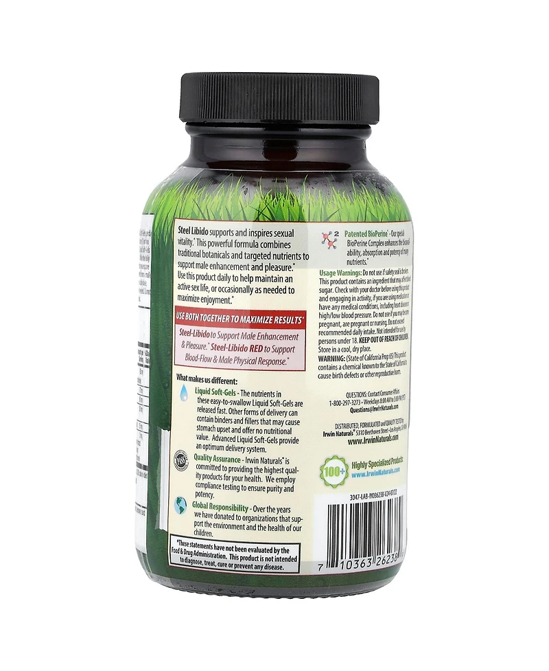 Irwin Naturals Steel Libido