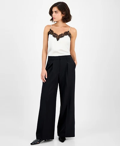 Boss Orange Women's Pleated Wide-Leg Pants
