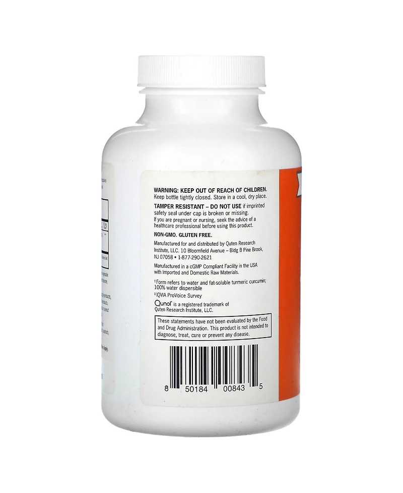 Qunol Turmeric Curcumin Complex Extra Strength