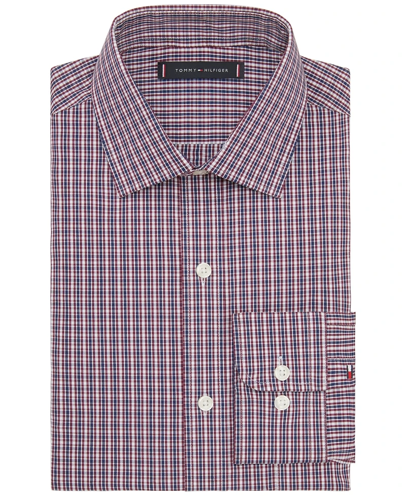 Tommy Hilfiger Men's Regular Fit Stretch Dress Shirt