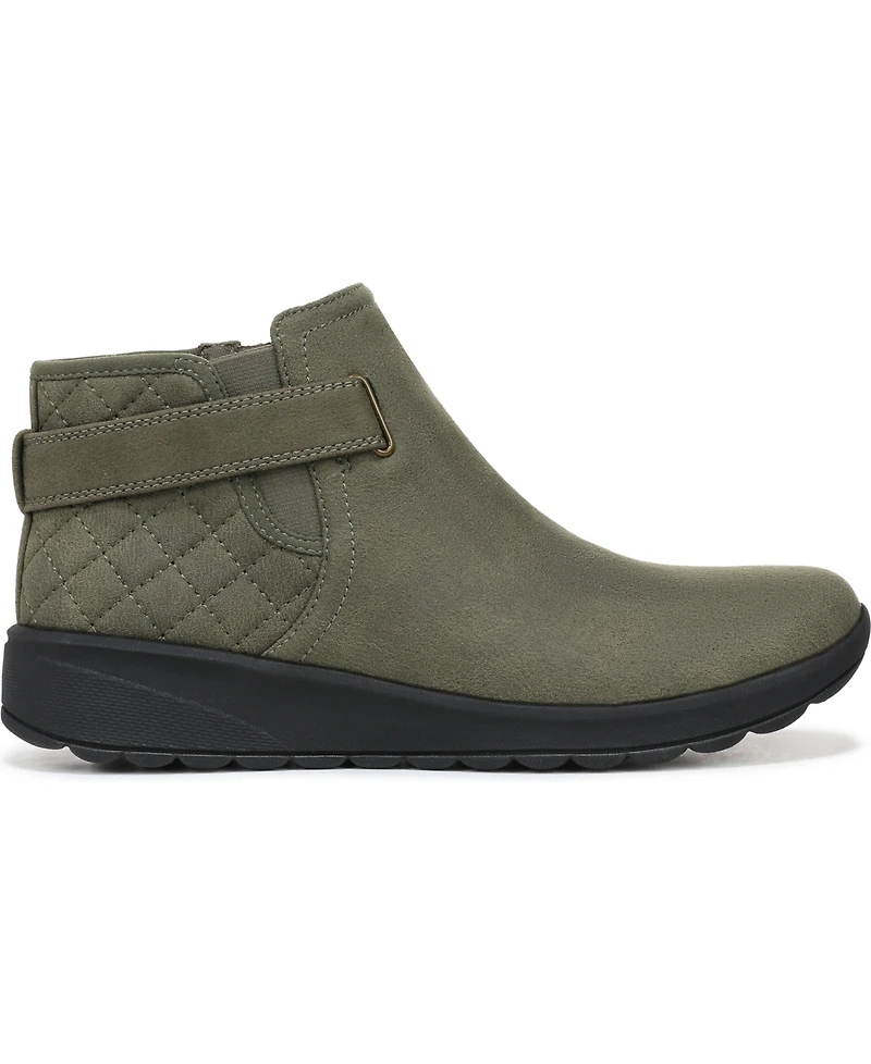 LifeStride Women's Gaze Washable Zipper Short Booties