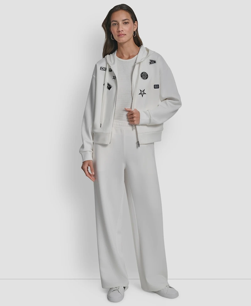 Dkny Women's Long Sleeve Zip-Up Jacket