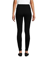 Lands' End Women's Tall High Rise Ponte Polished Leggings