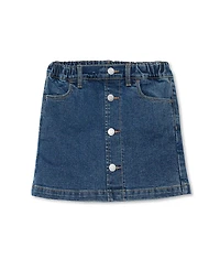 Lands' End Girls Denim Skort