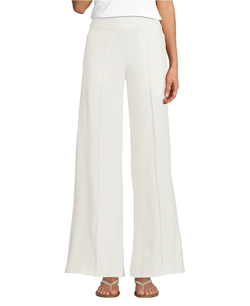 Lands' End Women's Starfish High Rise Palazzo Pants