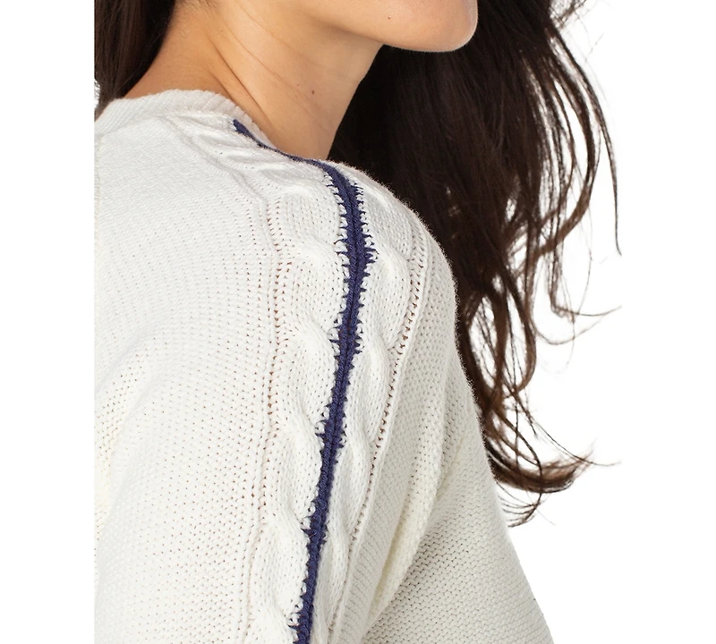 Liverpool Los Angeles Women's Long Sleeve Crewneck Raglan Sweater