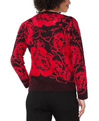 Liverpool Los Angeles Women's Floral Crewneck Sweater