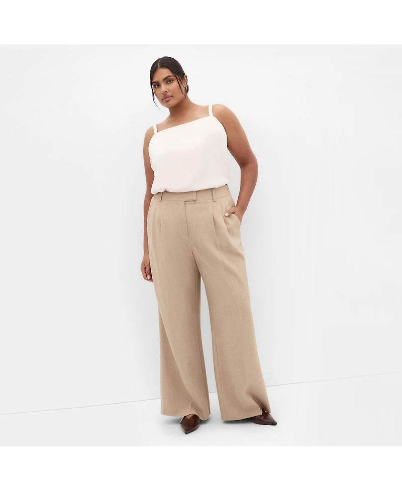 City Chic Plus Sadie Straight Neck Cami